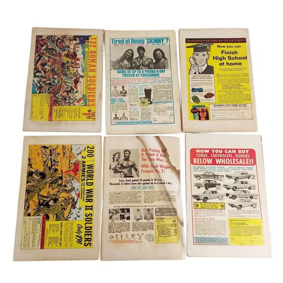 Set of 6 Hot Rod Grand Prix Drag N' Wheels 1960s Silver Age Charlton Comic Books - Picture 2 of 9